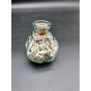 Sweet‎ Antiques Glass Jar from Spain with Cork Lid Decorative Display Bottle